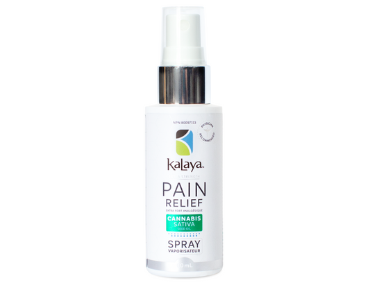 Kalaya Extra Strength Pain Relief Spray, Cannabis Sativa Seed Oil 60ml
