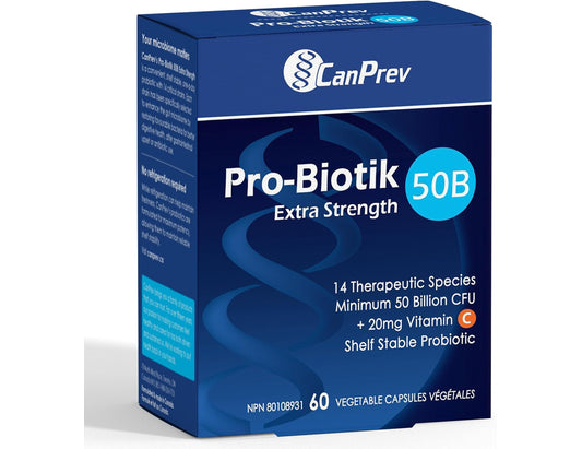 CanPrev Pro-Biotik 50B Extra Strength – 60 Capsules