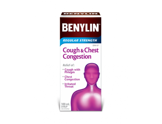 Benylin Cough & Chest Congestion Syrup, 100 mL