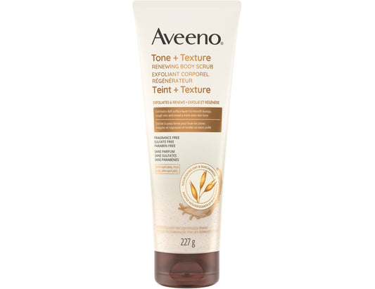 Aveeno Tone+Texture Renewing Body Scrub, 227g