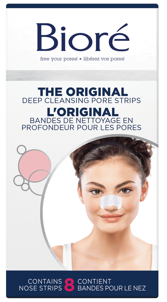 Bioré Deep Cleansing Pore Strips For The Face, 8 Strips