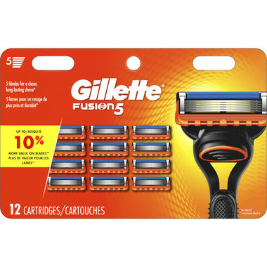 Gillette Fusion5 Cartridges, 12 ct