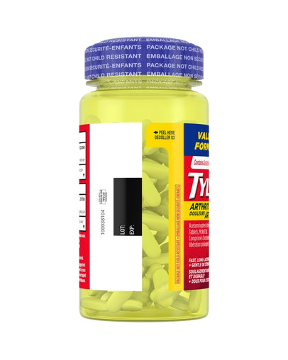 Tylenol Arthritis Pain 650 mg, 170 Caplets: Fast & Long-Lasting Relief for Arthritis Pain