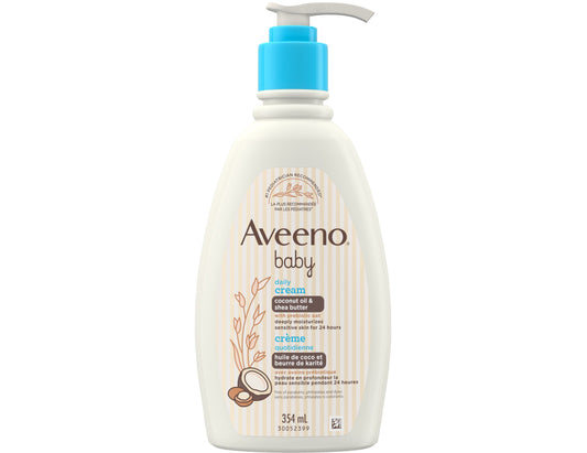 Aveeno Baby Daily Cream, Coconut Oil & Shea Butter, 354 mL