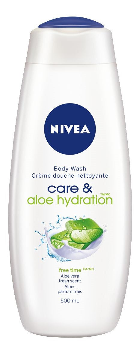 Nivea Care & Aloe Hydration Body Wash, 500ml