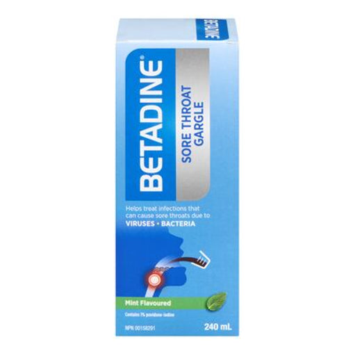 Betadine Sore Throat Gargle Mint Flavoured 240 mL