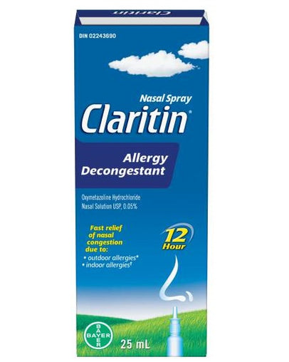 Claritin Allergy Decongestant Nasal Spray 25 mL
