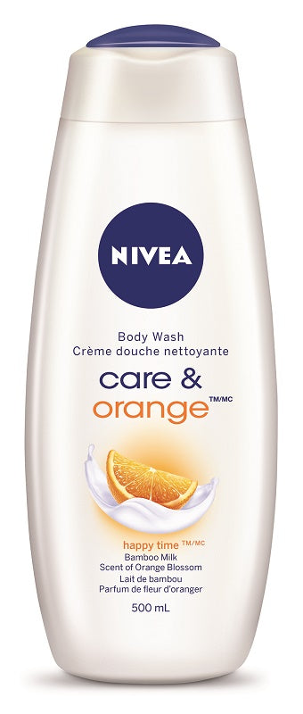 Nivea Care Body Wash, Orange & Avocado Oil 500ml