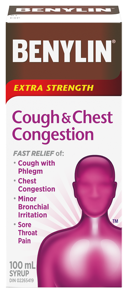 Benylin Cough & Chest Extra Strength Congestion Syrup, 100ml