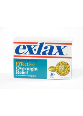 Ex-lax Gentle Overnight Laxative 15 mg, 30 ct