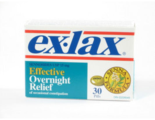 Ex-lax Gentle Overnight Laxative 15 mg - 30 Tablets