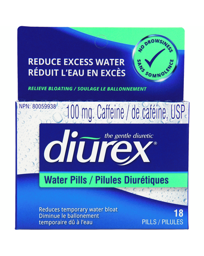 Diurex Water Pills, 18 ct