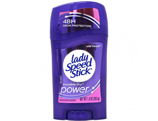 Lady Speed Stick Invisible Dry Power Deodorant, Powder Fresh, 39.6 g