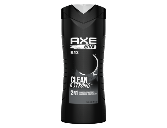 Axe Hair Black Clean & Strong 2-in-1 Shampoo + Conditioner, 473 mL