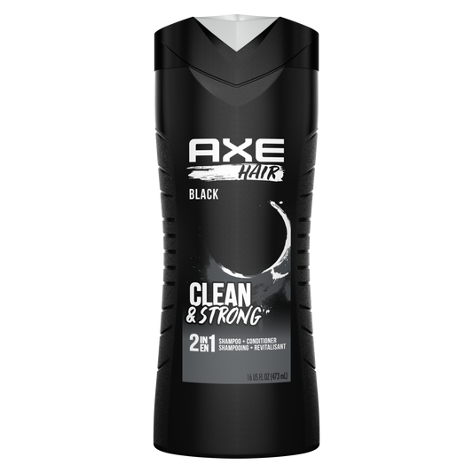 Axe Hair Black Clean & Strong 2-in-1 Shampoo + Conditioner, 473ml