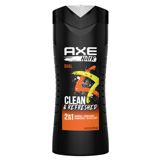 Axe Hair Clean & Refreshed 2-in-1 Shampoo + Conditioner, Dual 473ml