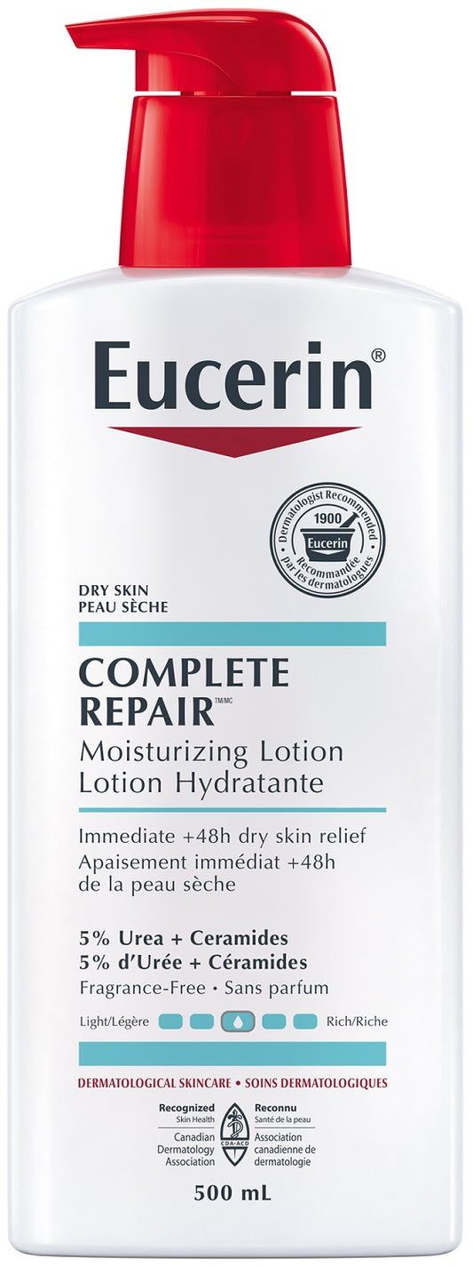 Eucerin Complete Repair Moisturizing Lotion, 500 mg