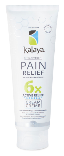 Kalaya Extra Strength Pain Relief Cream 6x Active Relief, 120g