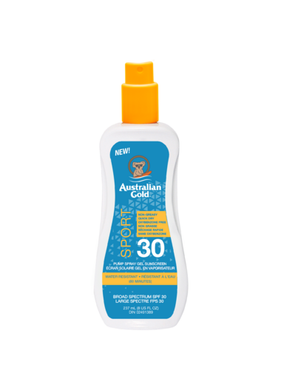 Australian Gold Sport Sunscreen Spray Gel SPF 30, 237 mL