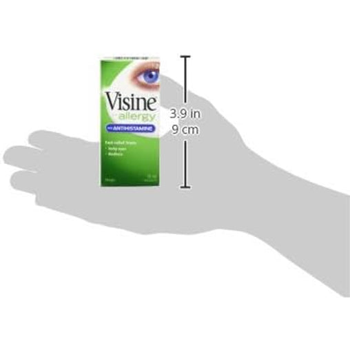 Visine Advance with Antihistamine Eye Drops for Allergy Relief – 15 mL