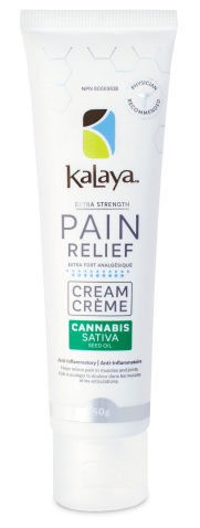 Kalaya Extra Strength Pain Relief Cream, Cannabis Sativa Seed Oil 60g