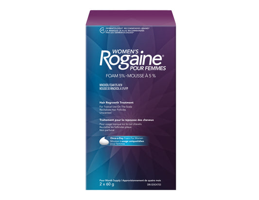 Rogaine Women's 5% Minoxidil Foam – 2 x 60g