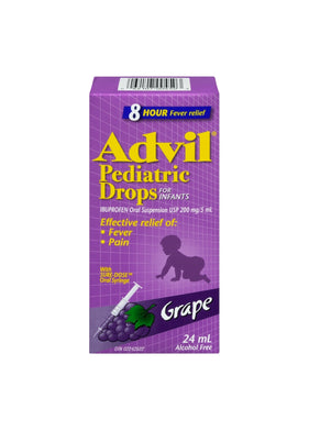 Advil Pediatric Drops For Infants Grape, 24 mL