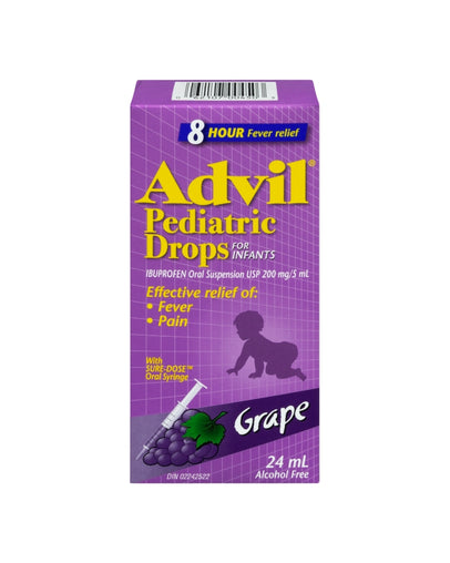 Advil Pediatric Drops For Infants Grape, 24 mL