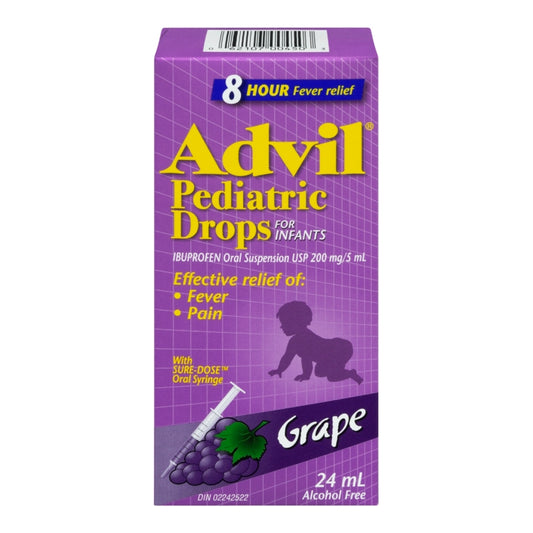 Advil Pediatric Drops For Infants Grape, 24ml