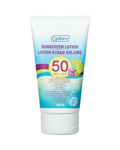 Option+ Sunscreen Lotion SPF 50 – 120ml