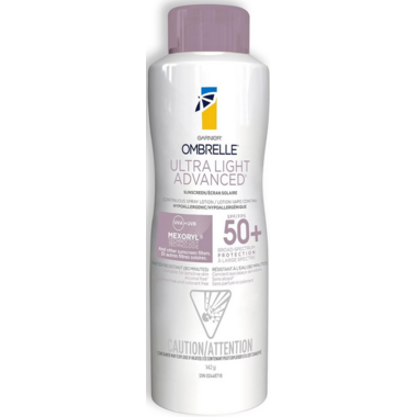 Ombrelle Ultra Light Advanced Sunscreen Spray, SPF 50+, 142 g