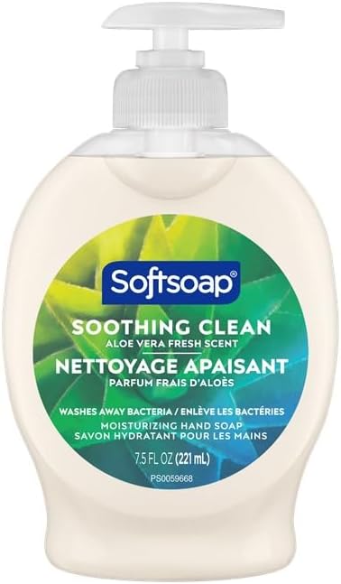 Softsoap Moisturizing Liquid Hand Soap Pump, Aloe, 221 mL