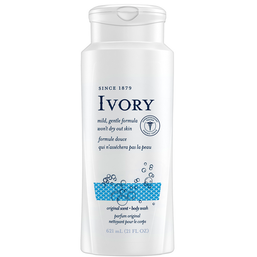 Ivory Clean Body Wash, Original 621ml