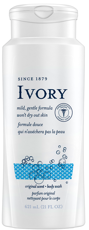 Ivory Clean Body Wash, Original 621ml