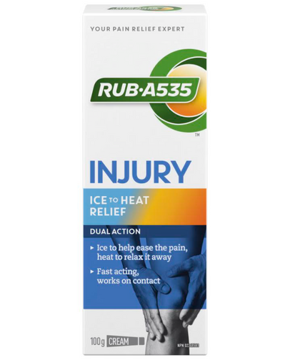 Rub•A535 Injury Ice to Heat Relief Cream, 100g