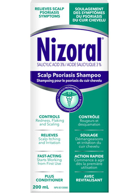 Nizoral Scalp Psoriasis Shampoo, 3% Salicylic Acid 200ml
