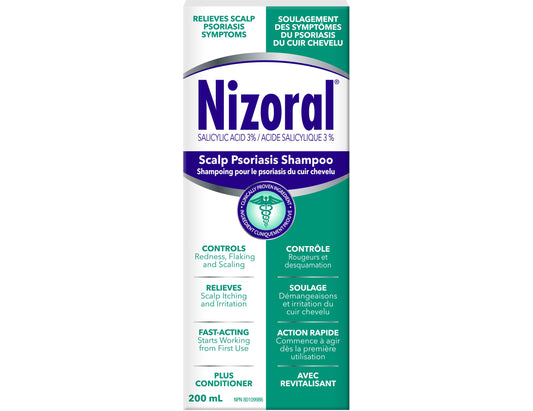 Nizoral Scalp Psoriasis Shampoo, 3% Salicylic Acid - 200ml