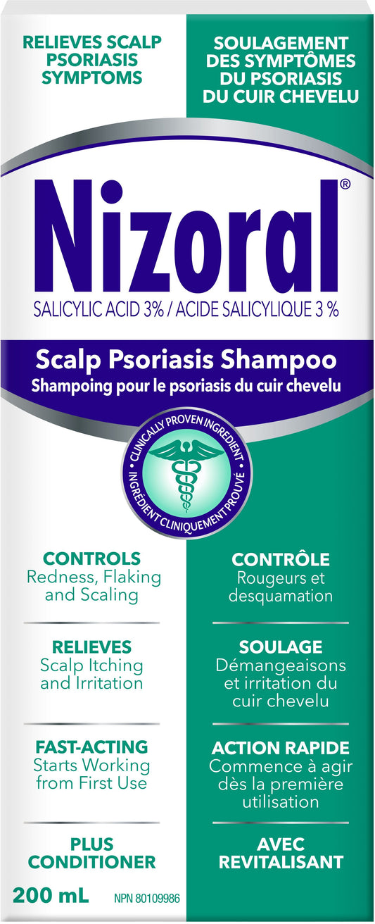 Nizoral Scalp Psoriasis Shampoo, 3% Salicylic Acid 200ml