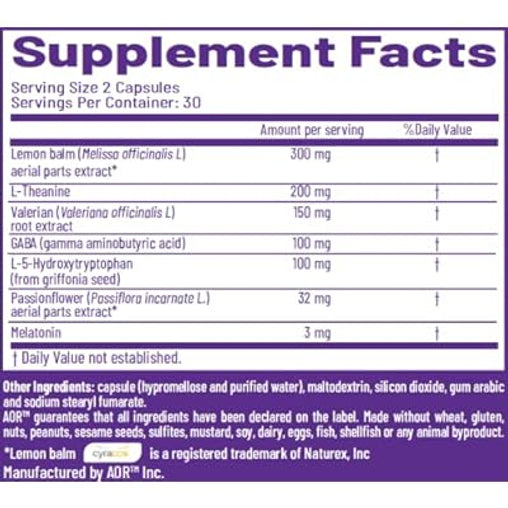 AOR Ortho Sleep – 60 Capsules