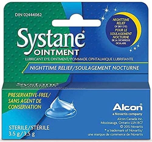 Roll over image to zoom in Systane Nighttime Lubricant Eye Ointment-0.123 oz, 3.5g