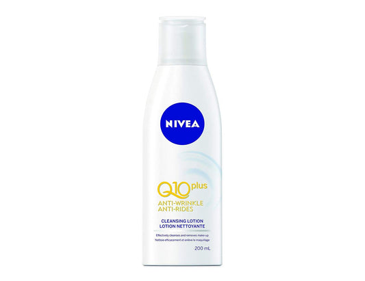 Nivea Visage Q10 Plus Anti-Wrinkle Cleansing Lotion, 200 mL
