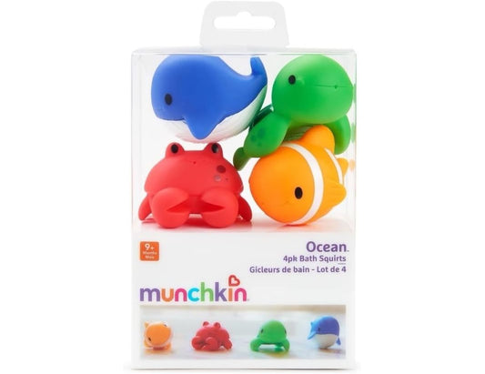 Munchkin Ocean Squirts Bath Toys – 4 Count
