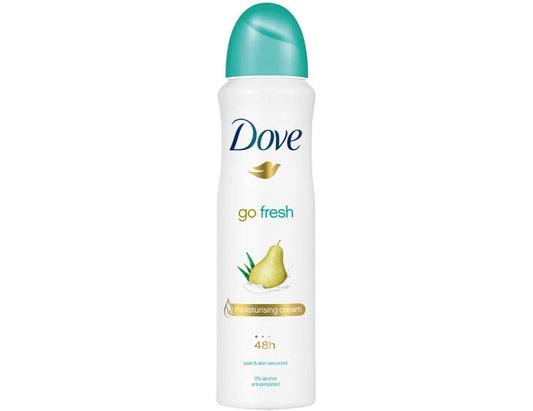 Dove Go Fresh Pear & Aloe Vera Deodorant Spray, 150 mL