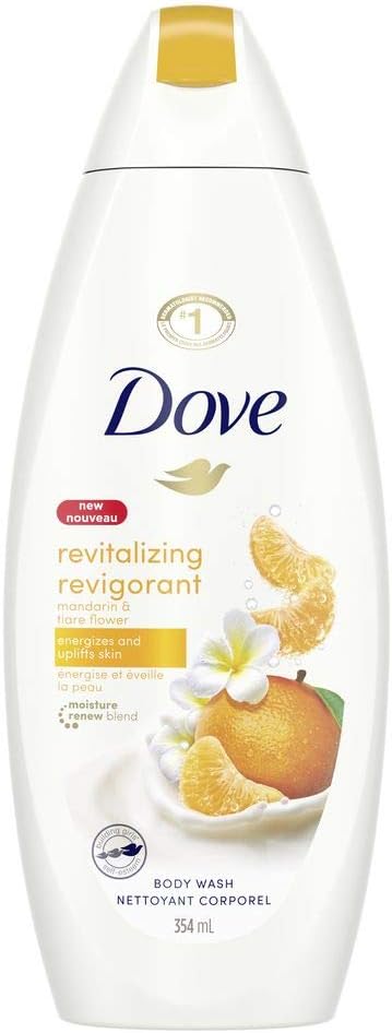 Dove Revitalizing Body Wash, Mandarin & Tiare Flower, 354 mL