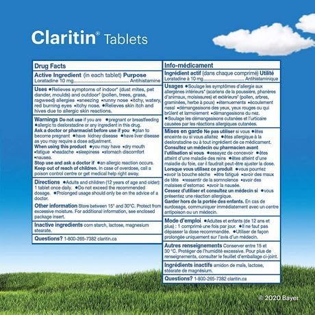 Claritin Allergy Medicine, 24-Hour Non-Drowsy Relief 10 mg, Value Pack, 105 Tablets