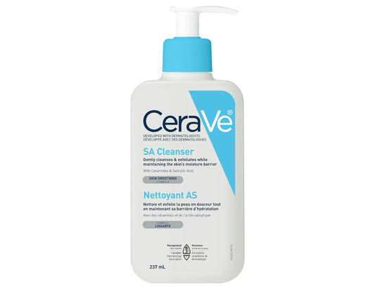CeraVe SA Cleanser with Ceramides & Salicylic Acid, 237 mL