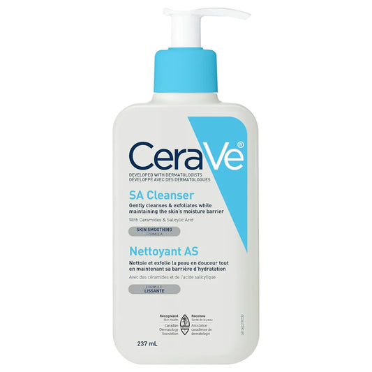 Cerave SA Cleanser With Ceramides & Salicylic Acid, 237 mL