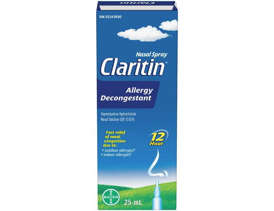 Claritin Allergy Decongestant Nasal Spray 25 mL