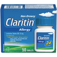 Claritin Allergy 24-Hour Non-Drowsy Relief Tablets 10 mg – 50 Count
