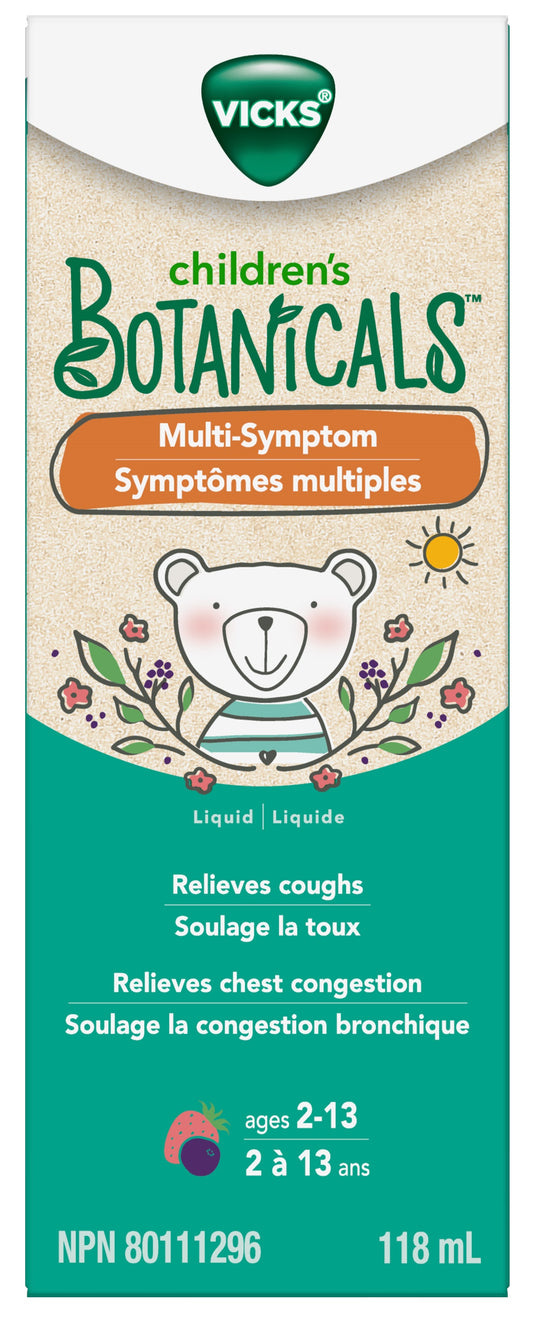 Vicks Children’s Botanicals Multi-Symptom Liquid, 118ml